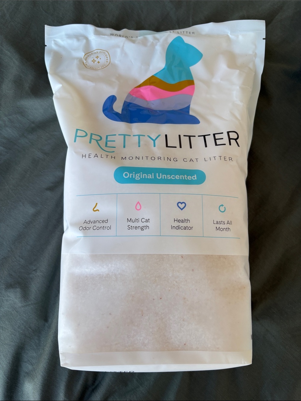PrettyLitter Original Unscented Health Monitoring Cat Litter NEW 6lbs bag
